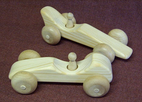 wooden toy racing cars